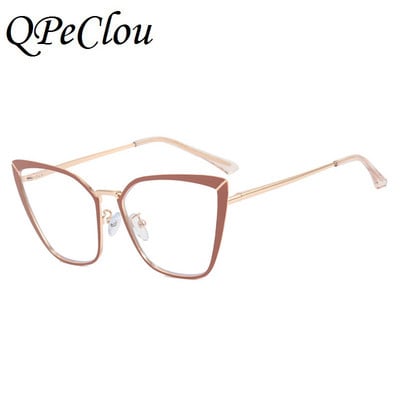 2022. aasta uus mood metallist kassisilm, optiline antisinised prillid, naiste vanad arvutiprillid, naiste prillid, Oculos Feminino