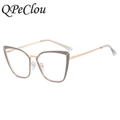 2022. aasta uus mood metallist kassisilm, optiline antisinised prillid, naiste vanad arvutiprillid, naiste prillid, Oculos Feminino