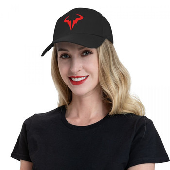 Μόδα Unisex Red Nadal Tennis Stars Καπέλο φορτηγού Ρυθμιζόμενο καπέλο μπέιζμπολ για ενήλικες ανδρική γυναικεία προστασία από τον ήλιο