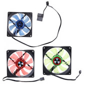 Számítógép házventilátorhoz 90 mm-es 9025 LED csendes ventilátor számítógépházhoz CPU hűtő radiátor Csendes, színes házventilátor L21D