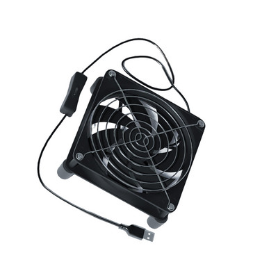 Ar USB darbināmu dzesēšanas ventilatoru Dzīvojamās istabas televizoru kaste Datora ārējā ventilatora piederumi