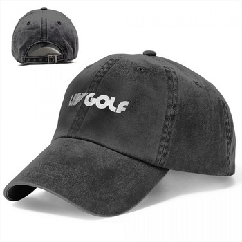 Винтидж бейзболни шапки Liv Golf Tournament Унисекс Памучни каскети за открито, всички сезони, меки шапки за пътуване, шапка