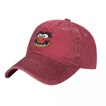 Disney Muppets Στολή ζώων Unisex Καπέλα μπέιζμπολ ταλαιπωρημένο τζιν Καπέλο με πλυμένα καπέλα Classic All Seasons Travel Καπέλο Snapback