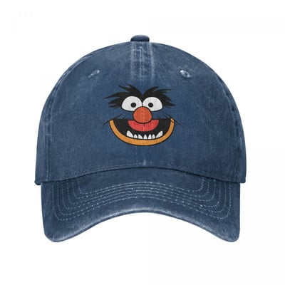 Disney Muppets gyvūnų kostiumas Unisex beisbolo kepuraitės Nelaimingos džinsinės plautos kepuraitės Klasikinė visų sezonų Kelioninė Snapback kepurė