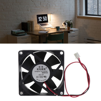 51BE DC Brushless Fan 70mm Cooling Fan 7025 XH2.54 2Pin PC Server Cooler Radiator 70x70x25mm Dual Ball Bearing 2200R