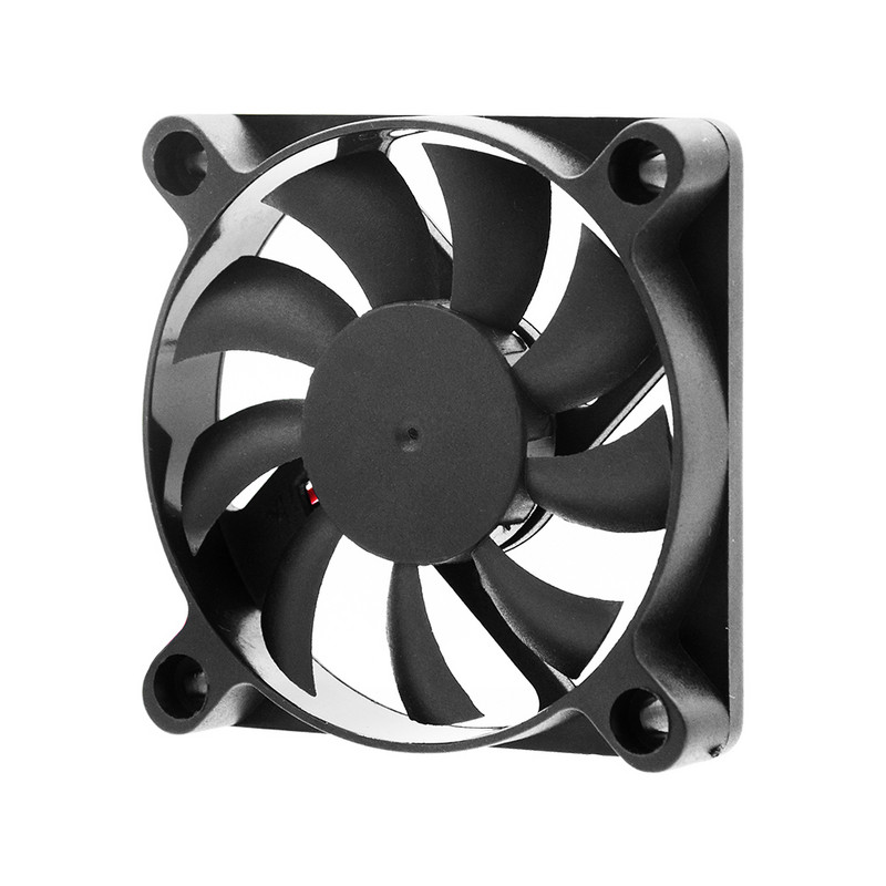 2019. gada jauns datora datora dzesēšanas ventilators 6 x 6 x 1,2 cm līdzstrāvas dzesēšanas ventilators datora datora korpuss CPU dzesētājs korpusa ventilators 2 kontakti 12 V