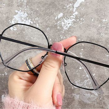 Μοντέρνα Κορεάτικα Μαθητικά Οκτάγωνα Γυαλιά Στρογγυλός Σκελετός Vintage Διαφανής Επίπεδος Καθρέφτης Λογοτεχνικά Γυαλιά Σκελετός Γυαλιά Myopia