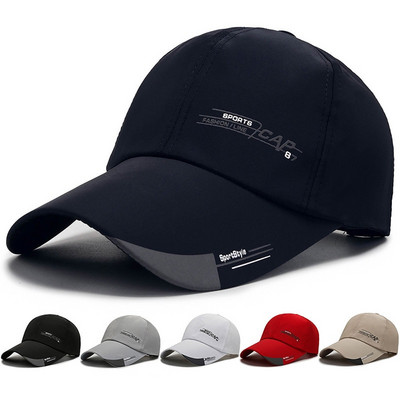 Bejzbol kapa Sportska kapa Jednobojna šešir za sunčanje Ležerna moda za vanjske prilike Pamučne hip hop kape za muškarce Žene Uniseks