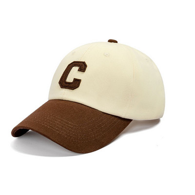 H raidė išsiuvinėta beisbolo kepurė, skirta sportuoti, vyrams, moterims, skrybėlė nuo saulės