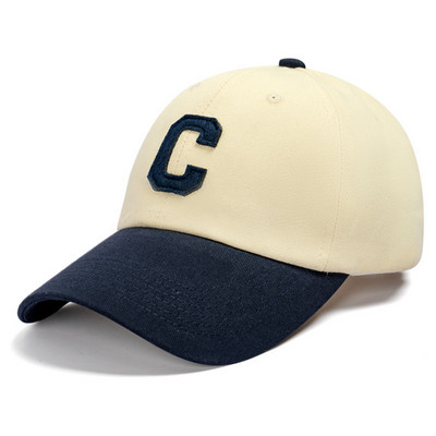 H raidė išsiuvinėta beisbolo kepurė, skirta sportuoti, vyrams, moterims, skrybėlė nuo saulės