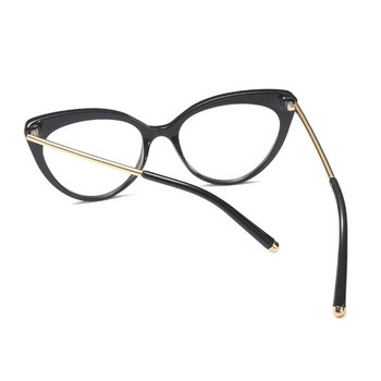 Дамски оптични очила с диоптрични метални крака и ацетатна рамка Очила за дамски очила Рамка за очила Котешко око