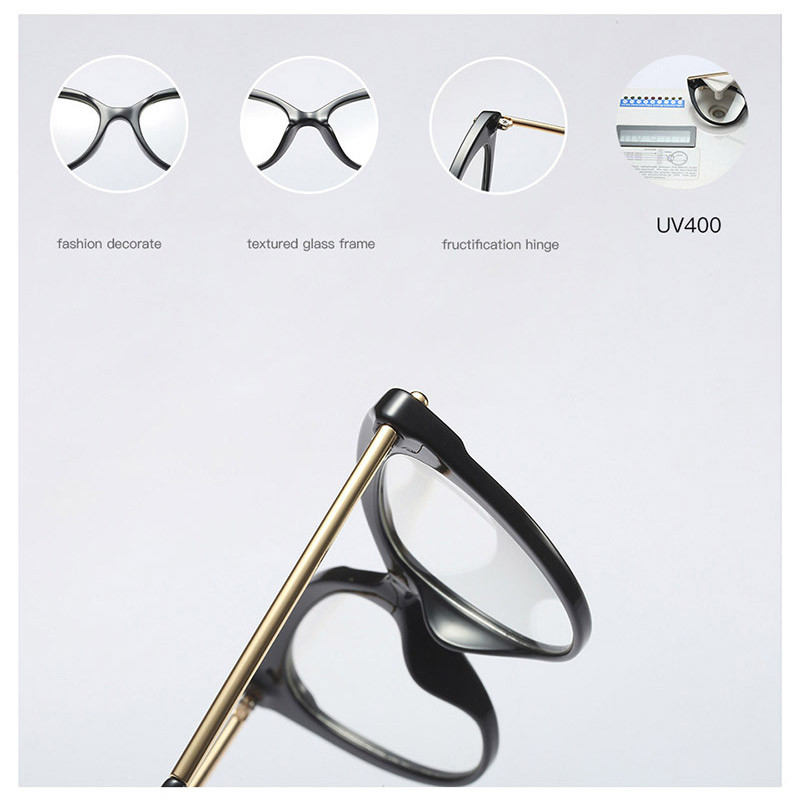 Naiste optilised prillid, metallist jalad ja atsetaadist äärisega prillid naistele prillid prillid, raam kassisilma stiilid