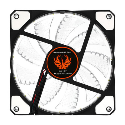 120 mm 15 LED ypač tylus kompiuterio korpusas, aušinimo ventiliatorius, procesoriaus aušintuvas 12 V su guma tyliu Molex jungtimi, 3/4 kontaktų kištuko ventiliatorių aušintuvas
