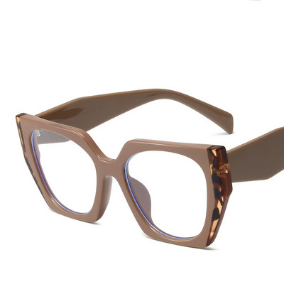 Prozirni zeleni mačkasti okviri za naočale za žene Modni luksuzni prozirne naočale protiv plave svjetlosti Ženski optički spektakl