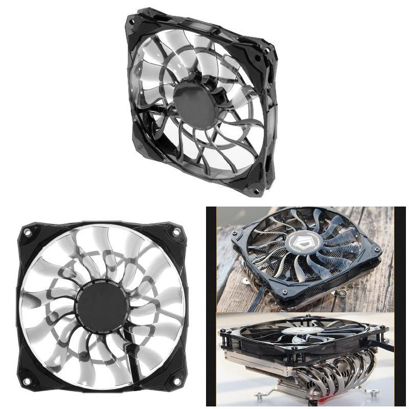 Jahutusventilaator õhuke 15 mm paksus 53,6 CFM 120 mm PWM vaikne ventilaator kodukontori CPU jahuti arvuti tarvikud кулер для процессора