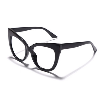Котешко око Огромни рамки за очила Структура на нитове дамски рамки за очила Модни червени черни цветни маркови дизайнерски очила унисекс