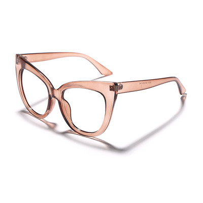 Macskaszem Túlméretezett Szemüvegek Keret Szegecs szerkezet női Szemüvegkeretek Divat Piros Fekete Szín Márka Tervező Szemüvegek Unisex