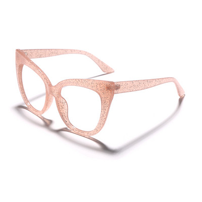 Macskaszem Túlméretezett Szemüvegek Keret Szegecs szerkezet női Szemüvegkeretek Divat Piros Fekete Szín Márka Tervező Szemüvegek Unisex