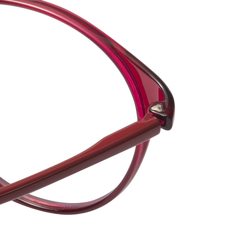 Γυναικείες στρογγυλές τελικές ελαφριές πλήρεις χείλος Μικρό πλαίσιο γυαλιών για συνταγογραφούμενους φακούς Myopia Presbyopia Πολυεστιακός φακός