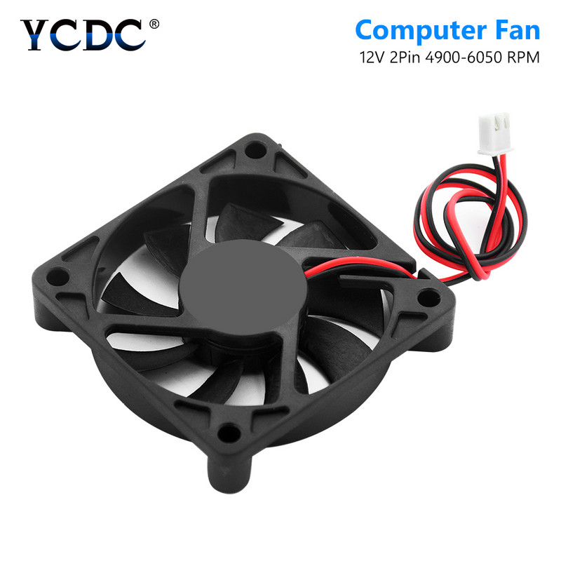 4db 12V 60mm 6010 DC ventilátor 60x60x10mm 6cm hűtő hűtő ventilátor számítógép PC CPU ház hűtő golyóscsapágy ventilátor 3d nyomtató ventilátor