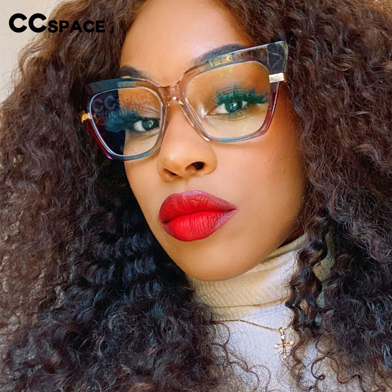 55233 Vintage Anti Blue Light Cat Eye Naiste prillid Retro disainiga prilliraamiga Naiste Ins Trendikad selged arvutiprillid