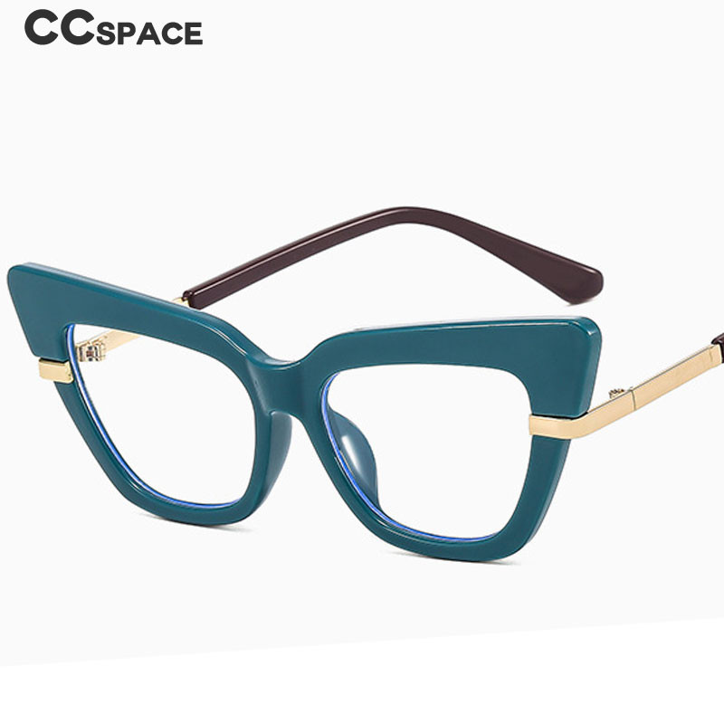 55233 Vintage Anti Blue Light Cat Eye Naiste prillid Retro disainiga prilliraamiga Naiste Ins Trendikad selged arvutiprillid