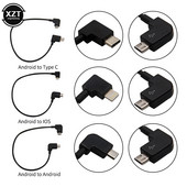 LEGÚJABB Micro-USB-Lightning/TYPE-C/Micro-USB adatkábel Okostelefon Tablet Line DJI MAVIC MINI/SE/MAVIC 2/MAVIC AIR/Sparkhoz