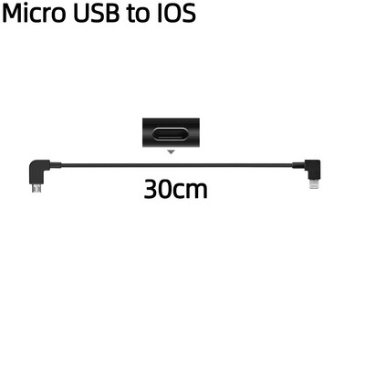 30cm OTG podatkovni kabel za DJI Mavic Pro/2 Zoom Pro/Mini/SE Spark Drone Connector Tablet Phone Micro-USB Wire Type-C podatkovni kabel