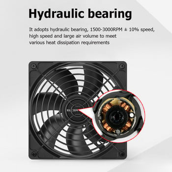 TEUCR Computer Case Fan Cooler PC Cooling Accessories 3000rpm Υψηλή ένταση αέρα