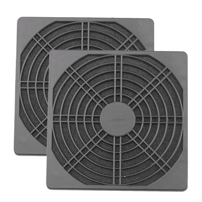 2 kom. Štitnik za puhanje otporan na prašinu ABS Rešetka ventilatora računala 120 mm Filter ventilatora Ventilator Mrežasti poklopac Cjedilo ventilatora bez alata
