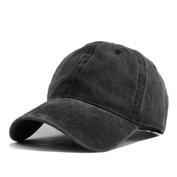 Унисекс дънкова бейзболна шапка Lucky с 4 листа детелина, регулируеми шапки с гръб