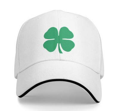 Lucky 4 leveles lóhere uniszex farmer baseball sapka, állítható snapback sapka