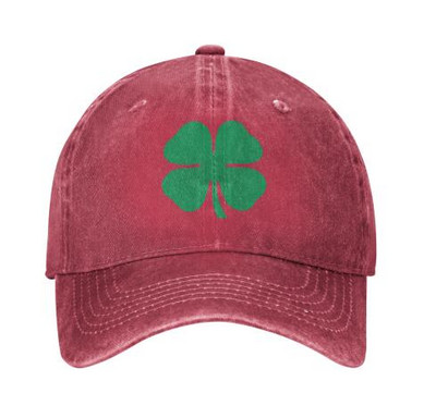 Lucky 4 leveles lóhere uniszex farmer baseball sapka, állítható snapback sapka