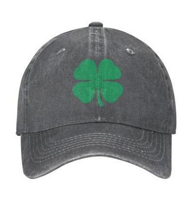 Lucky 4 leveles lóhere uniszex farmer baseball sapka, állítható snapback sapka