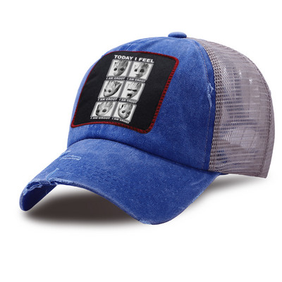 Καπέλα μπέιζμπολ από βαμβακερό δίχτυ Unisex Αθλητικό καπέλο snapback Καπέλο μόδας τύπωμα καπέλο φορτηγού Καπέλο μπέιζμπολ εξωτερικού χώρου που αναπνέει