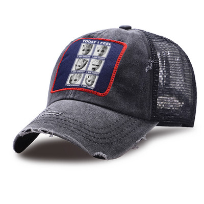 Καπέλα μπέιζμπολ από βαμβακερό δίχτυ Unisex Αθλητικό καπέλο snapback Καπέλο μόδας τύπωμα καπέλο φορτηγού Καπέλο μπέιζμπολ εξωτερικού χώρου που αναπνέει