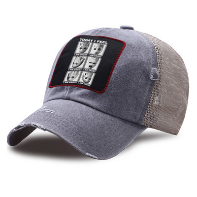 Καπέλα μπέιζμπολ από βαμβακερό δίχτυ Unisex Αθλητικό καπέλο snapback Καπέλο μόδας τύπωμα καπέλο φορτηγού Καπέλο μπέιζμπολ εξωτερικού χώρου που αναπνέει