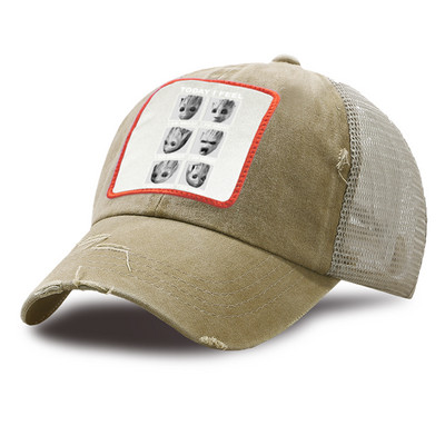 Καπέλα μπέιζμπολ από βαμβακερό δίχτυ Unisex Αθλητικό καπέλο snapback Καπέλο μόδας τύπωμα καπέλο φορτηγού Καπέλο μπέιζμπολ εξωτερικού χώρου που αναπνέει