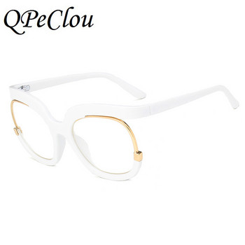 2022 Нова мода Големи оптични анти-сини очила Дамски маркови дизайнерски ретро леопардови рамки за очила Дамски очила