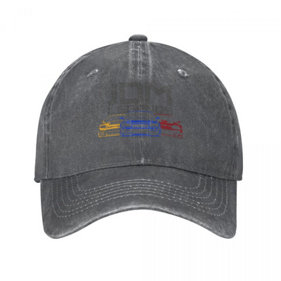 JDM Legend greito automobilio unisex stiliaus beisbolo kepurė 240sx Drift Distressed Cotton Caps Kepurėlė Klasikinė lauko bėgimo golfo kepurė nuo saulės