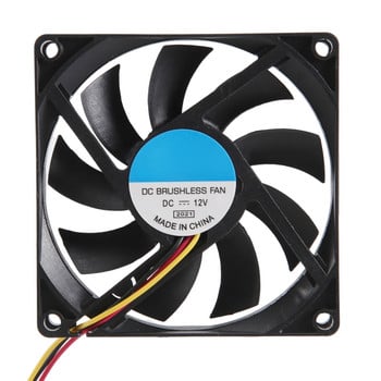 12V 3 Pin CPU Fan Heatsink Cooler Heatsink Fan for PC 80X80x15mm