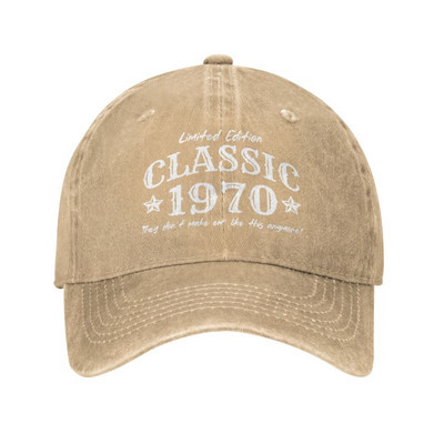 Custom Cotton Classic 1970 Limited Edition καπέλο μπέιζμπολ Sports Ανδρικό γυναικείο ρυθμιζόμενο καπέλο μπαμπάς καλοκαιρινό