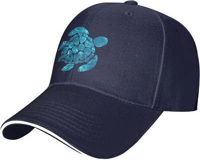 Ocean Tribal hawaii tengeri teknős szendvics baseball sapka kültéri szabadidő állítható baseball hip hop sapka unisex fekete