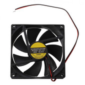 Μαύρο Πλαστικό Τετράγωνο 9025 90 X 90 X 25Mm DC 12V 0,25A Cooler Fan
