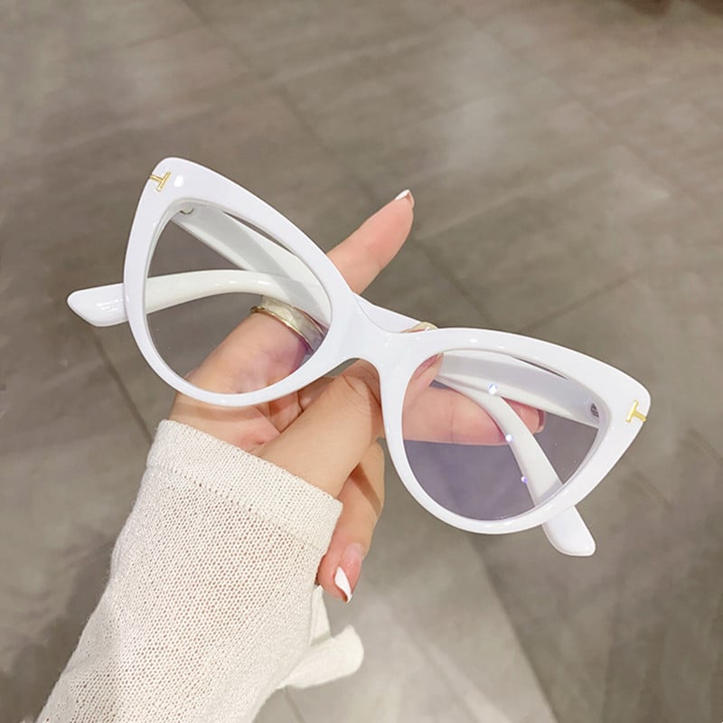 Fashion Cat Eye Oversize Γυαλιά Οράσεως Γυναικείο Οπτικό Υπολογιστή Ανδρικά γυαλιά κατά του μπλε φωτός 2023 Νέα μοντέρνα μεγάλα γυαλιά