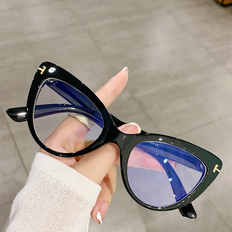 Fashion Cat Eye Oversize Γυαλιά Οράσεως Γυναικείο Οπτικό Υπολογιστή Ανδρικά γυαλιά κατά του μπλε φωτός 2023 Νέα μοντέρνα μεγάλα γυαλιά