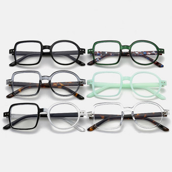 Прозрачни компютърни очила, полукръг, половин квадрат, оптични очила, очила, модни кръгли очила, рамка за жени, мъже, прозрачни