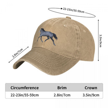 Ξεχωριστό καπέλο μπέιζμπολ ανδρικά καπέλα Γυναικεία προστατευτική προσωπίδα Καπέλα αλόγου για ζώα