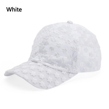 Регулируема мрежеста дишаща хип-хоп шапка Дамска бейзболна шапка с дантелена шапка