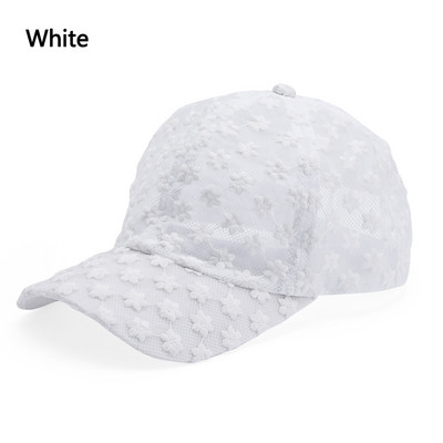 Állítható hálós, légáteresztő hip-hop sapkák női baseball sapka csipke sapka